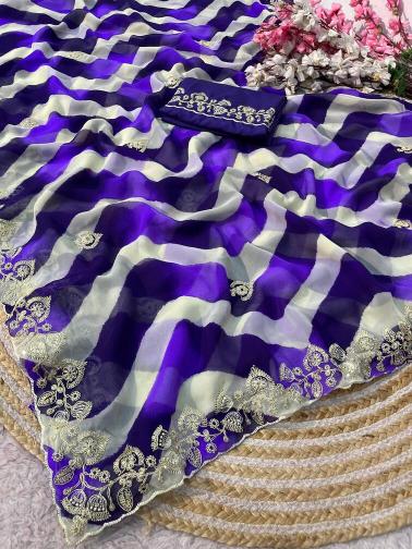 Vinayak multicoloured lehriya saree wholesale online shopping clothes